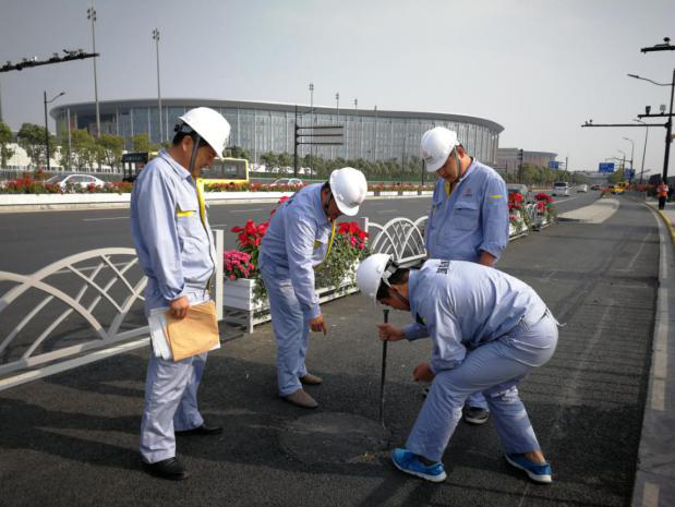 倒计时100天！太阳成集团tyc151cc水务集团多措并举包管第三届进博会顺遂举行